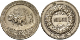 Gartenbau und Landwirtschaft
 Silbermedaille 1932. Preismedaille der DLG für Milch bei der 38. Wanderausstellung in Mannheim. Ochsengespann / 2 Zeile...