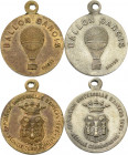 Slg. Joos - Medaillen, Plaketten, Abzeichen der Luftfahrt 1783-1945
 Versilberte Bronzemedaille 1885 (Baetes) Internationale Ausstellung in Antwerpen...