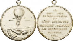 Slg. Joos - Medaillen, Plaketten, Abzeichen der Luftfahrt 1783-1945
 Versilberte Bronzemedaille 1894 (R. Diller) Zur Erinnerung an den Aufstieg mit L...
