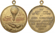 Slg. Joos - Medaillen, Plaketten, Abzeichen der Luftfahrt 1783-1945
 Vergoldete Bronzemedaille 1894 (R. Diller) Zur Erinnerung an den Aufstieg mit Li...