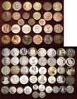 Reformation
Lot-71 Stück Interessante Sammlung von modernen Reformationsmedaillen in Silber, Kupfer, Porzellan und anderen unedlen Metallen. Darunter...
