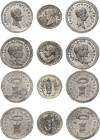 Lot-6 Stück Interessantes Lot von Miniaturmedaillen der 1. Hälfte des 19. Jahrhunderts Dabei 2 Silbermedaillen o.J. auf Karl XIII. von Schweden und au...