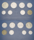 Kursmünzensätze in Stempelglanz
 1 Pfennig bis 5 Mark 1983. Meißen. In Hartplastik Stempelglanz