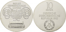Gedenkmünzen
 10 Mark 1982. Gewandhaus Jaeger 1583 Fast Stempelglanz