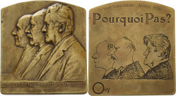 Belgien-Medaillen
 Bronzeplakette 1930 (G. Devreese) 20 Jahre der Satirezeitschrift "Pourquoi pas?". Brustbilder der Zeitschriftgründer L. Souguenet,...