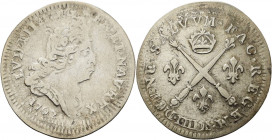 Frankreich
Ludwig XIV. 1643-1715 1/16 Ecu aux insignes 1702, X-Amiens Gadoury 108 Duplessy 1567 Droulers 298 Selten. Fast sehr schön/sehr schön