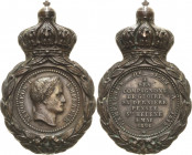 Frankreich
Napoleon III. 1852-1870 Bronzemedaille 1857. St. Helena-Medaille. Ohne Band. 51 x 31,5 mm, 30,5 g Barac 249 Vorzüglich