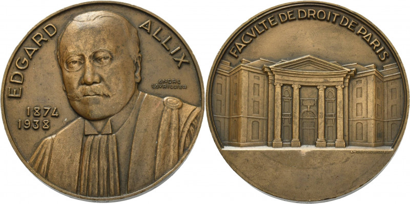 Frankreich-Medaillen und Marken
 Bronzemedaille o.J. (André Lavrillier) Auf den...