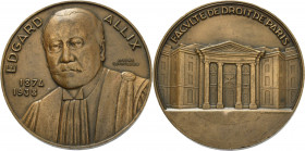 Frankreich-Medaillen und Marken
 Bronzemedaille o.J. (André Lavrillier) Auf den französischen Wirtschaftswissenschaftler Edgard Allix (1874-1938). Br...