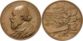 Frankreich-Medaillen und Marken
 Bronzemedaille o.J. (M. Lancelot) Auf den französischen Maler Louis Français (1814-1897). Brustbild nach links / Far...