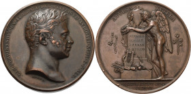 Frankreich-Medaillen und Marken
 Bronzemedaille 1820 (Gayrard) Ermordung von Charles-Ferdinand, Herzog von Berry. Brustbild nach rechts / Trauernder ...