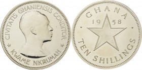 Ghana
 500 Sika 1958. Kwame Nkrumah KM 7 Polierte Platte