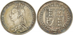 Großbritannien
Victoria 1837-1901 Shilling 1889. Spink 3926 KM 761 Sehr schön-vorzüglich