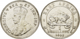 Großbritannien-Britisch Ostafrika
Georg V. 1910-1936 1 Shilling 1922, Heaton KM 21 Fast vorzüglich