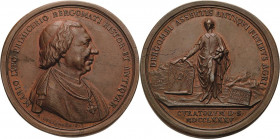Italien-Bergamo
Medaillen Bronzemedaille 1785 (Guillemard) Auf den Humanisten und Historiker Mario Lupi. Brustbild nach rechts / Lupi steht von vorn ...