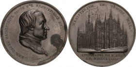 Italien-Mailand
Medaillen Bronzemedaille 1818 (F. Putinati) Einweihung des Mailänder Doms. Brustbild von Erzbischof Karl Kajetan von Gaisruck nach re...