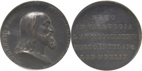 Italien-Mailand
Medaillen Bronzemedaille 1825 (Nesti) Auf den italienischen Maler Gaudenzio Ferrari (1484-1549). Brustbild nach rechts / 5 Zeilen Sch...