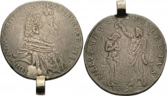 Italien-Toskana
Ferdinando I. de Medici 1587-1609 Piastra 1593, Florenz Am alten Henkel Montagano 224/6 Davenport 8389 CNI 152 Schön+
