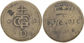 Spanien
Philipp III. 1598-1621 Messinggewicht zu 1 Ducato 1610. Mit je einer Vorderseiten- und Rückseitenpunze Selten. Fast sehr schön