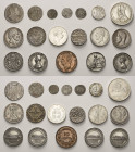 Allgemeine Lots
Lot-18 Stück Interessantes Lot ausländischer Münzen und Medaillen. Darunter u.a.: Habsburg-7 Kreuzer 1802 C. Denar 1545,1552 KB. Brit...