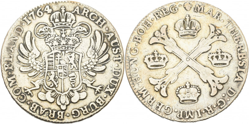 Habsburg
Maria Theresia 1740-1780 Taler 1764, Kopf-Brüssel Eypeltauer 438 Voglh...