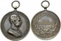 Kaiserreich Österreich
Franz Joseph I. 1848-1916 Silbermedaille o.J. (Tautenhayn) Für Tapferkeit. Brustbild des Kaisers nach rechts / 2 Zeilen Schrif...