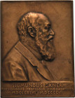 Kaiserreich Österreich
Franz Joseph I. 1848-1916 Einseitige Bronzeplakette 1906 (S. Schwarz) Auf Sigmund Exner, Professor für Physiologie in Wien. Br...