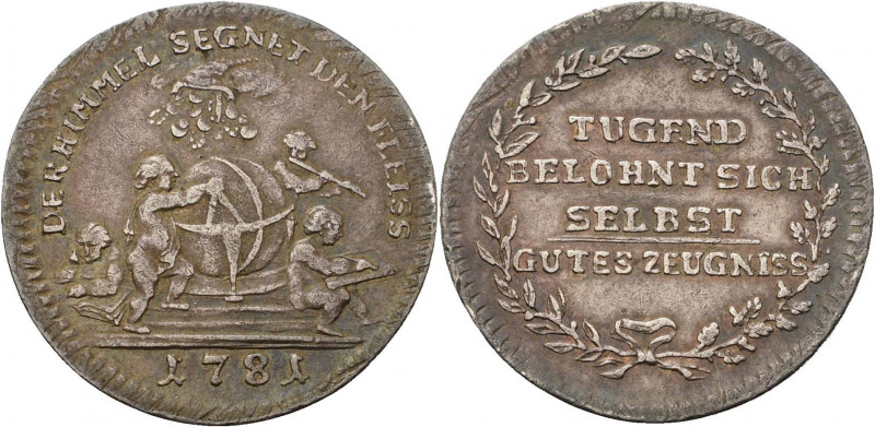 Brandenburg-Preußen
Friedrich II., der Große 1740-1786 Silbermedaille 1781 (Abr...