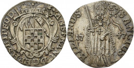 Würzburg-Bistum
Anselm Franz von Ingelheim 1746-1749 Schilling 1747. Variante mit 3-feldigem Wappen Helmschrott 668 Slg. Piloty - Vorzüglich-prägefri...