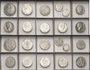 Bayern
Lot-11 Stück Interessantes Lot von Bayerischen Silbermünzen des 18. und 19. Jhd. Darunter: Maximilian III. Joseph-Madonnentaler 1771 (geglätte...