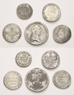 Sachsen
Lot-5 Stück Johann Georg IV.-1/12 Taler 1692 IK. Friedrich August I.-1/12 Taler 1698 EPH. Friedrich August III./I.-2/3 Taler 1790 IEC (Henkel...