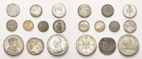 Allgemeine Lots
Lot-10 Stück Interessantes Lot von altdeutschen Silbermünzen des 18.-19. Jhd. Darunter: Anhalt-2 1/2 Silbergroschen 1861 A. Braunschw...