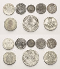 Allgemeine Lots
Lot-8 Stück Interessantes Lot von Altdeutschen Kleinmünzen des 17. und 18. Jhd. Darunter: Habsburg-1/4 Taler 1698 (Feilspur am Rand)....