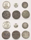 Allgemeine Lots
Lot-6 Stück Habsburg-1/4 Taler 1632 (Henkelspur). Hessen-Kassel-6 Heller 1772. Mainz-12 Kreuzer 1694 (Rand leicht bearbeitet). Nürnbe...