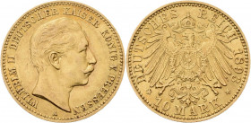 Preußen
Wilhelm II. 1888-1918 10 Mark 1893 A Jaeger 251 Sehr schön/fast vorzüglich
