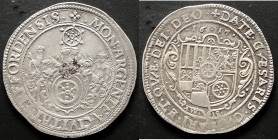 STADT ERFURT
Reichstaler 1617. Mit Signatur AW (Asmus Wagner) - IS (Johann Schneider "Weissmantel") unter dem Wappen in der Rückseitendarstellung. Dav...