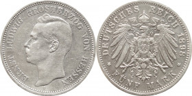 Hessen
Ernst Ludwig 1892-1918 5 M 1898 A Jaeger 73, sehr schön