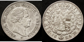 Brandenburg-PreußenFriedrich Wilhelm III., 1797-1840, 1 Taler 1829 D, Düsseldorf. selten. Jaeger 62. Thun 250 D. AKS 17. Olding 198. , ss