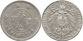 Kiautschou
Wilhelm II., 1888-1918, 5 Cent 1909 (A) Jaeger N 729 , ss-vz