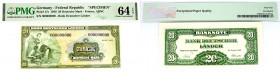 20 Mark 1949 Bank dt. Länder -- Druckprobe kassenfrisch, P17s, PMG64