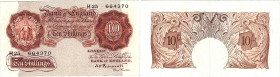 England 1948/49 10 Shilling o.D (1948/1949) Sign K.O. Peppiatt leicht gebraucht