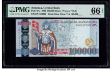 Armenia Central Bank 100,000 Dram 2009 Pick 54a PMG Gem Uncirculated 66 EPQ. 

HID09801242017

© 2020 Heritage Auctions | All Rights Reserved