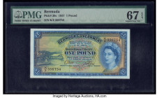 Bermuda Bermuda Government 1 Pound 1.5.1957 Pick 20c PMG Superb Gem Unc 67 EPQ. With security strip.

HID09801242017

© 2020 Heritage Auctions | All R...