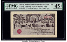 Danzig Senate of the Municipality - Free City 500 Millionen Mark 26.9.1923 Pick 28a PMG Choice Extremely Fine 45 EPQ. 

HID09801242017

© 2020 Heritag...