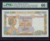 France Banque de France 500 Francs 29.1.1942 Pick 95b PMG Gem Uncirculated 66 EPQ. 

HID09801242017

© 2020 Heritage Auctions | All Rights Reserved