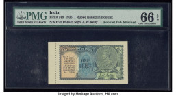 India Government of India 1 Rupee 1935 Pick 14b Jhun3.2.1A PMG Gem Uncirculated 66 EPQ. Staple holes at issue. 

HID09801242017

© 2020 Heritage Aucti...