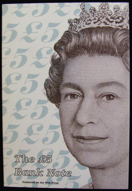 Five Pounds Debden Set C107 Five Pounds Kentfield Last Sheetlet 1993 an uncut sh...