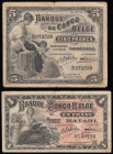 Belgian Congo 5 Francs 30.10.14 Pick 4c Very Good, One Franc 15.10.14 Pick 3b Fine

Estimate: GBP 50 - 100