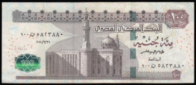 Egypt 100 Pounds 2020 issue Error with some of the border colours spilling over into the main design VF

Estimate: GBP 40 - 70
