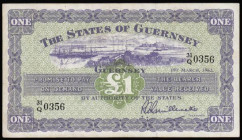 Guernsey One Pound 1.3.1962 issue, serial no.31Q 0356, Pick 43b, VF with some light foxing

Estimate: GBP 40 - 50